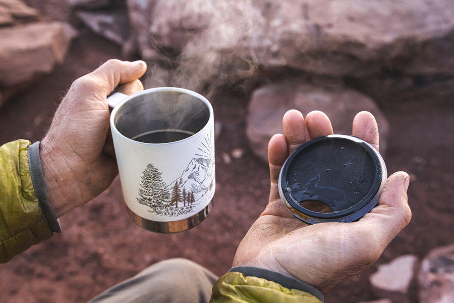 Camp Mug 12oz (355 ml) w/Tumbler Lid Camp Mug 12oz (355 ml) w/Tumbler Lid