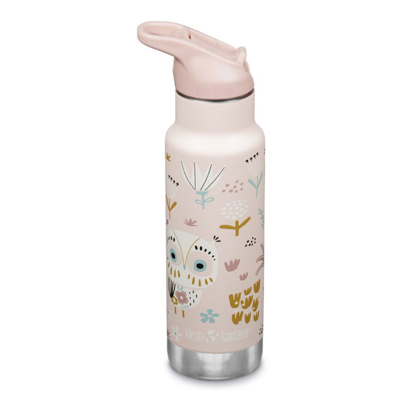 12 oz Classic Kid's Insulated Water Bottle with Flip Seal Sport Cap and Straw