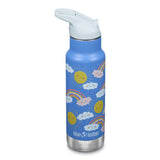 12 oz Classic Kid's Insulated Water Bottle with Flip Seal Sport Cap and Straw