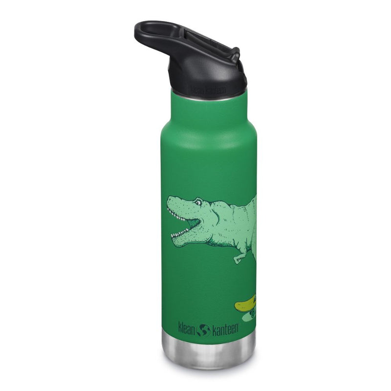 12 oz Classic Kid's Insulated Water Bottle with Flip Seal Sport Cap and Straw